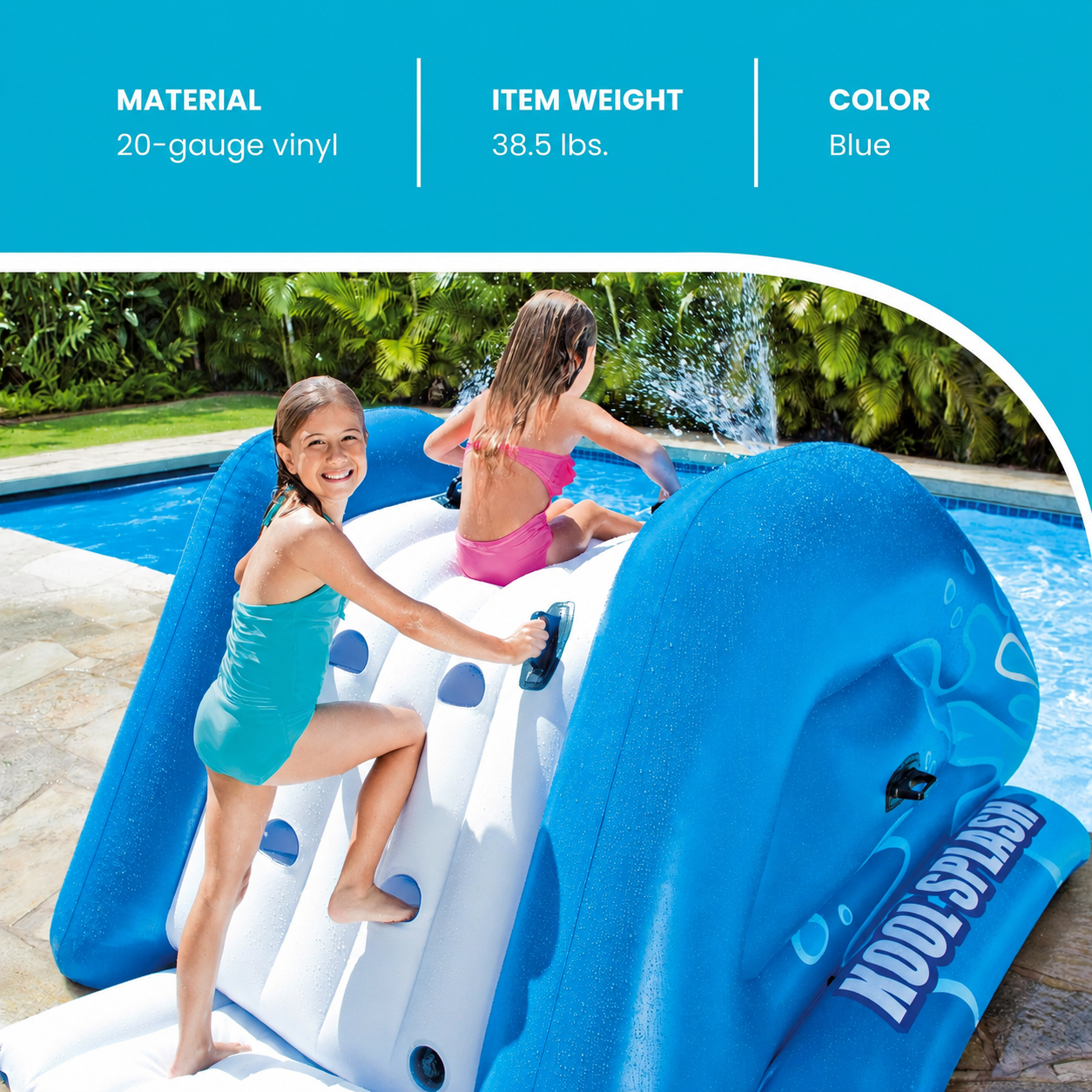 Kool Splash Inflatable Water Slide for Pools